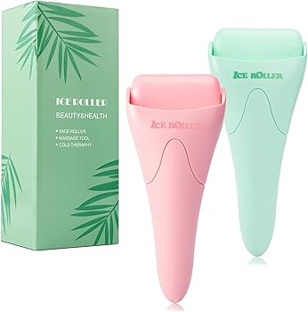 2 PACK Ice Roller for Face and Body Massage, Facial Roller Skin Care Tool for Reduce Wrinkles and... | Amazon (US)