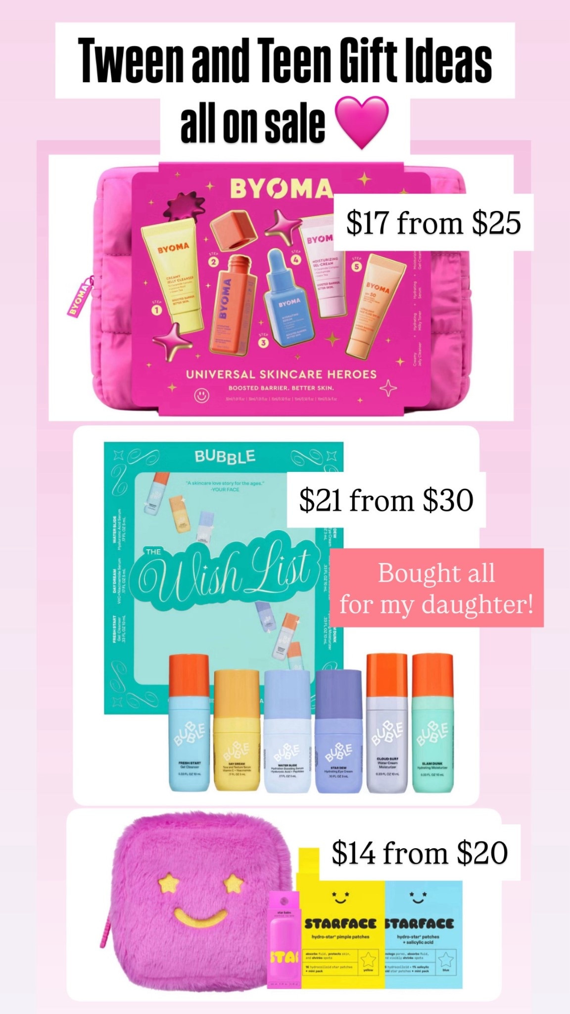 Tween and teen beauty gift set sales  

#LTKGiftGuide #LTKBeauty #LTKHoliday