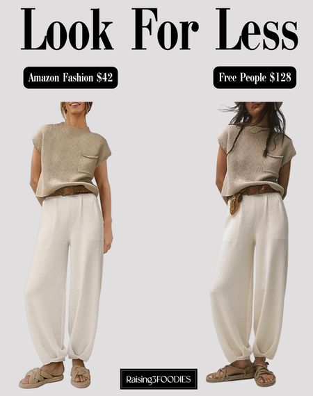 Look for less outfits.  This would make a great travel outfit for spring and summer vacations 


Free people, Amazon finds, 

#LTKunder50 #LTKtravel #LTKstyletip