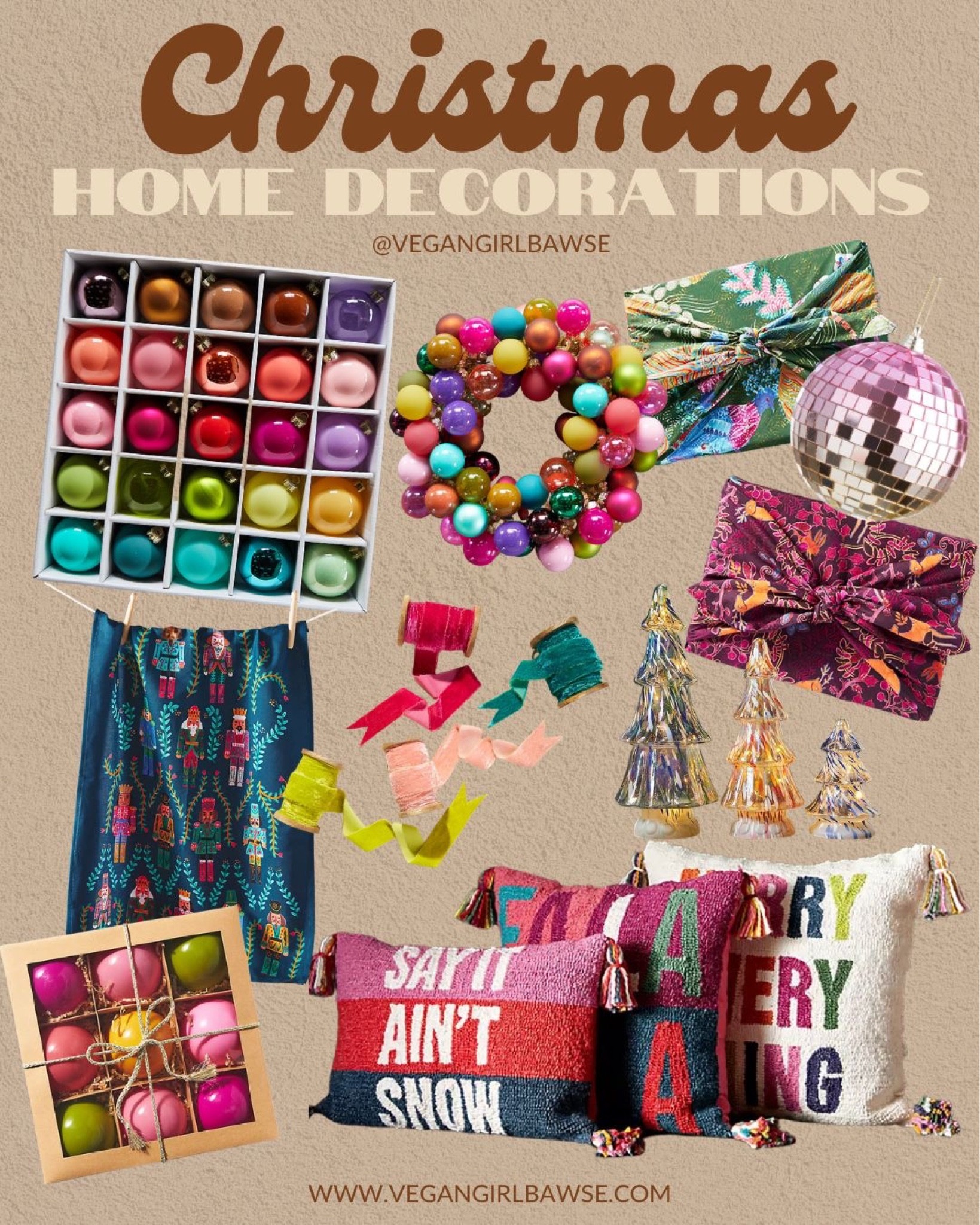 Christmas / holiday / christmas ornaments / christmas dish towel / christmas pillows / christmas wrapping paper / christmas balls / disco ball / disco / retro christmas / pink christmas 

#LTKhome #LTKHoliday #LTKSeasonal