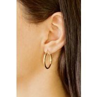 Ava Hoops 18K thick hoops gold filled earrings, chubby chunky hoops delicate boho minimalist dainty | Etsy (US)