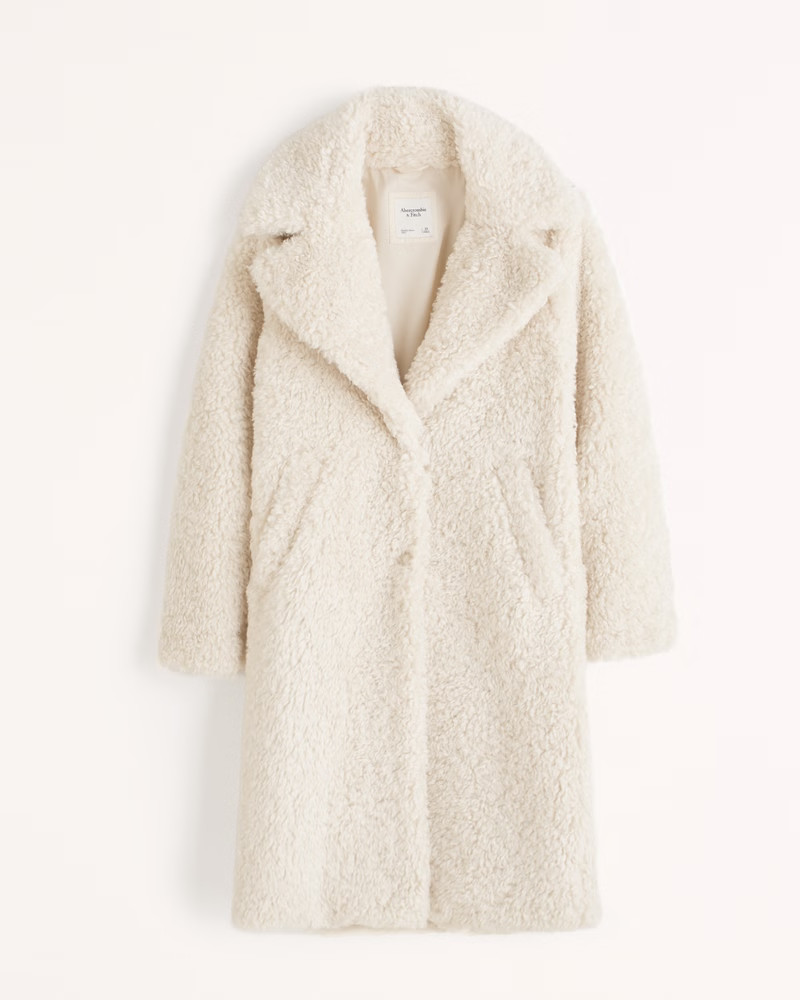 A&F Teddy Long Coat | Abercrombie & Fitch (US)