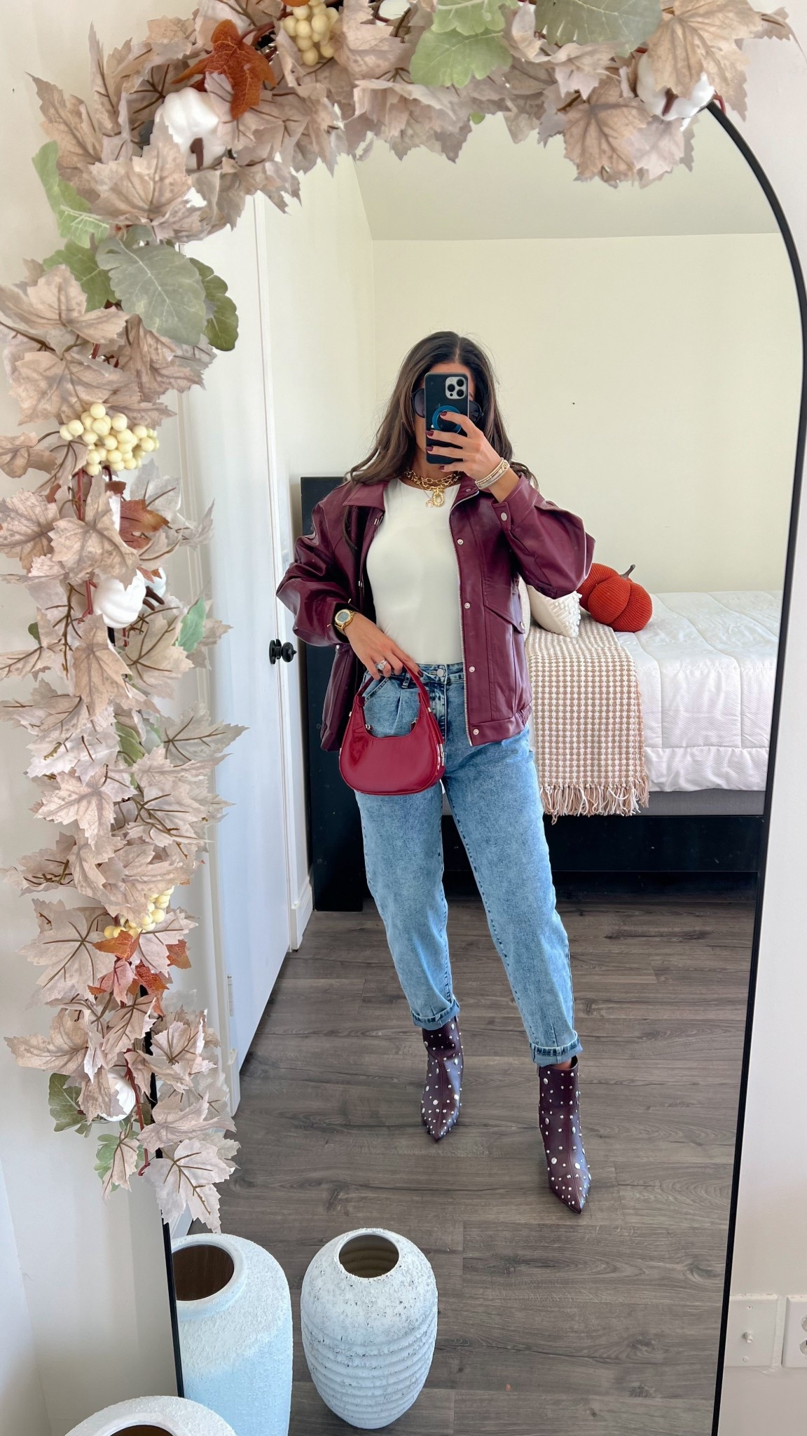 These studded boots. So cute and comfy. This look is perfect for Thanksgiving for all my denim girlies 

#LTKFindsUnder50 #LTKStyleTip #LTKSeasonal