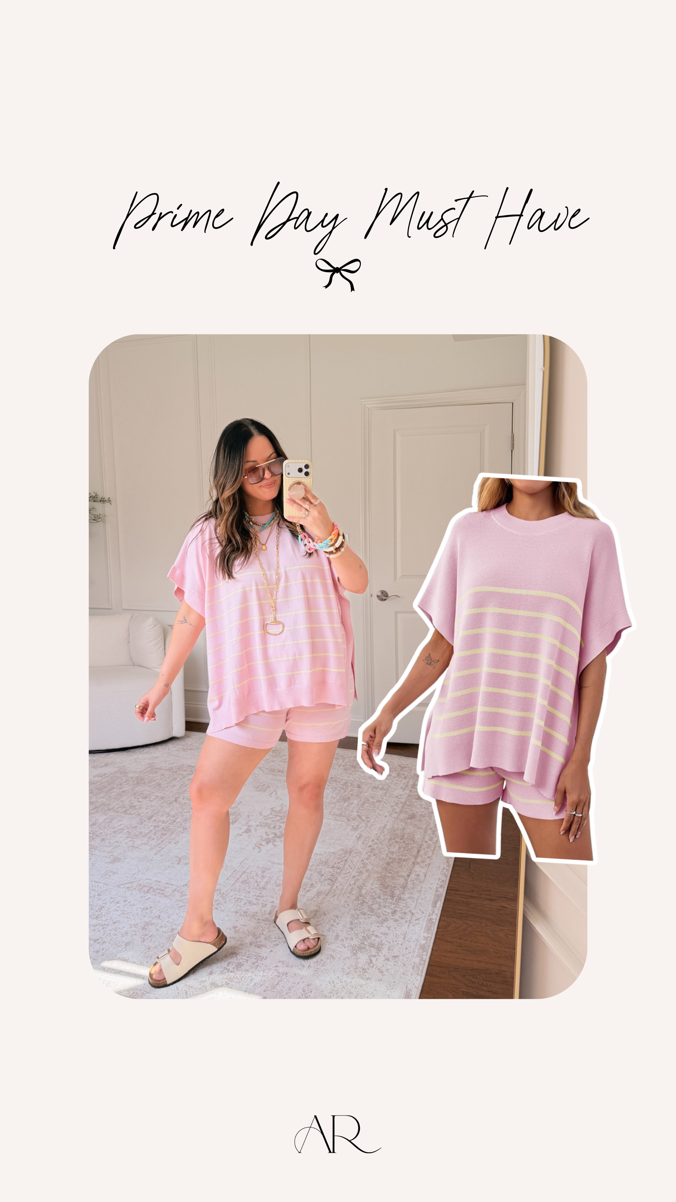This set is so easy to throw on and go while still looking elevated and stylish. It's on sale for prime day and a must grab!

two piece set, pink stripes, summer outfit 

 #LTKgrwm #LTKOver40 #LTKSaleAlert