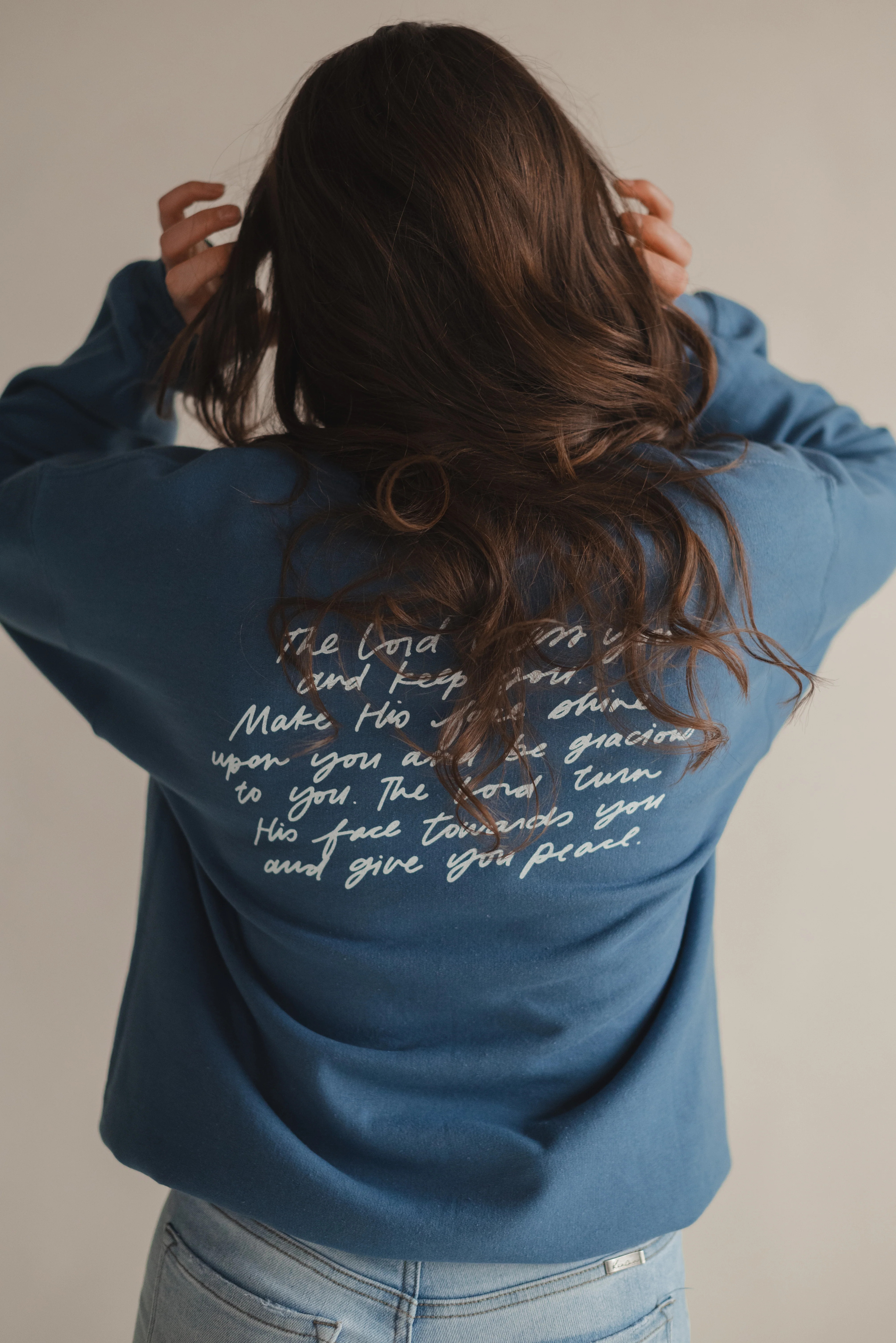 The Blessing Pullover- Indigo | Dear Heart