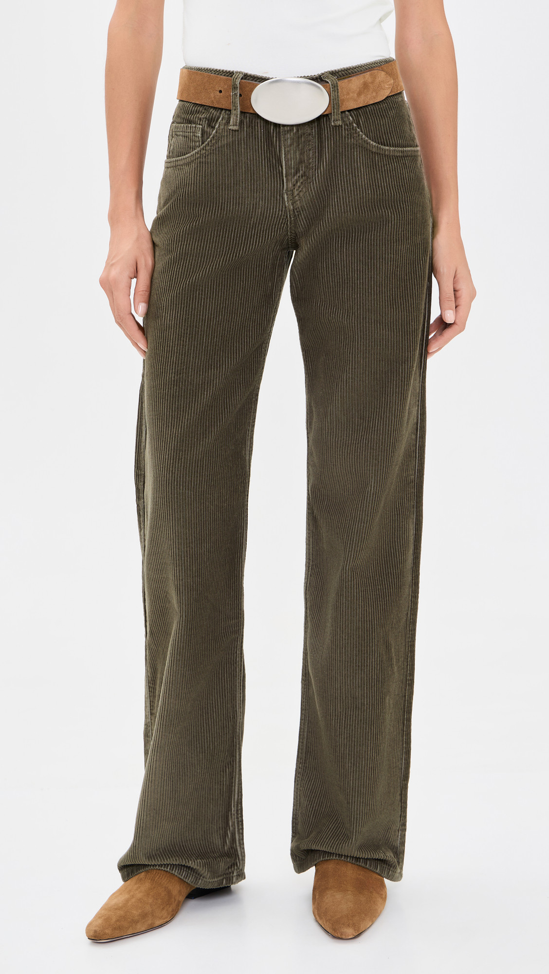 Levi's Low Loose Corduroy Pants Canteen 27 | Shopbop