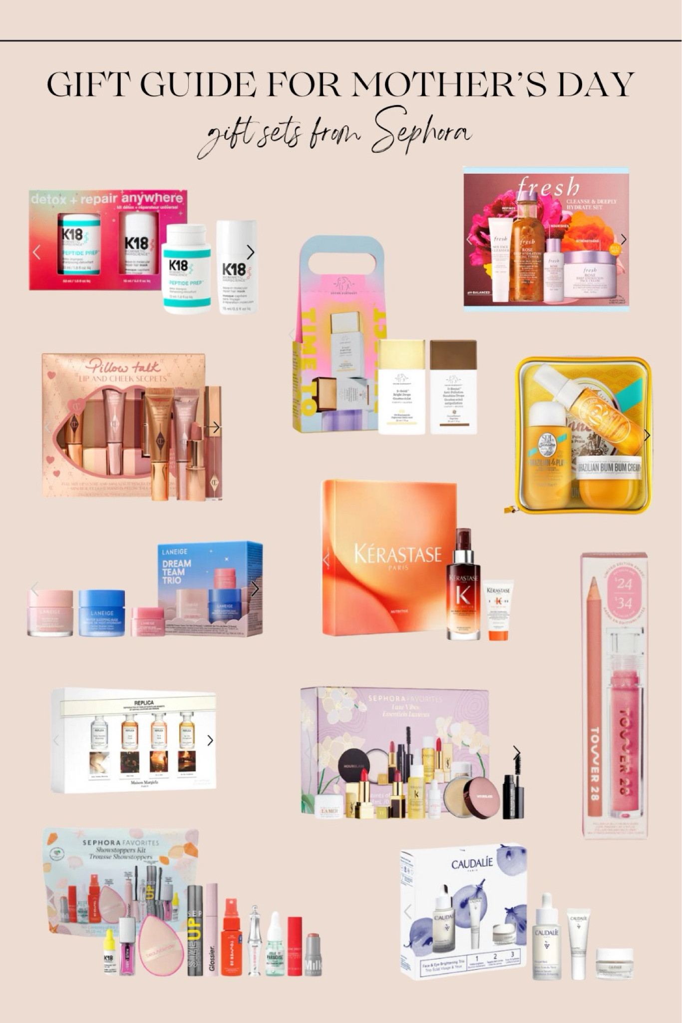 LAST MINUTE GIFT IDEAS FOR MOTHER’S DAY 🌸 | Sephora gift sets

#LTKgiftguide #LTKbeauty