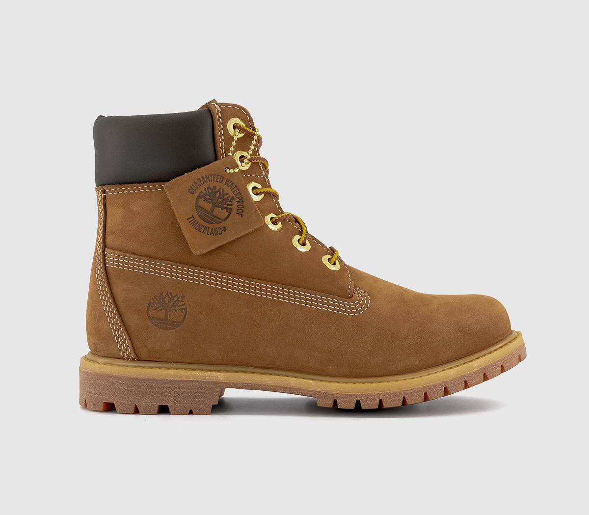 Timberland Womens Premium 6 Boots Brown, 3.5 | Office Shoes (UK)
