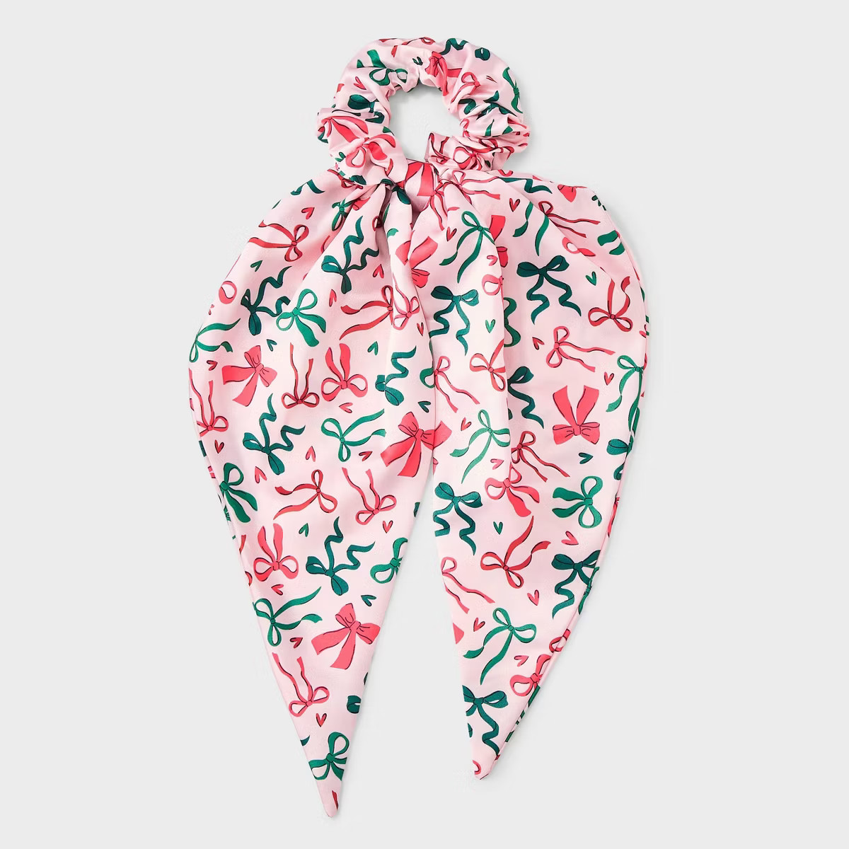 Bow Print Hair Twister with Tails - Pink | Target