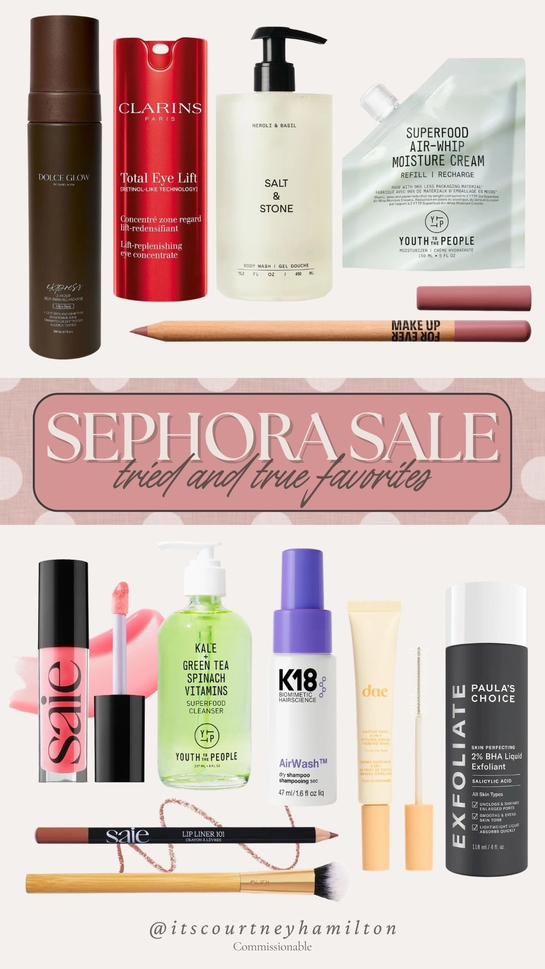 My Sephora Sale tried and true favorites!! 🤍

Rouge members get 20% off (starts 4/10), VIBs 15% off (starts 4/14), and Insiders 10% off (starts 4/14). Use code: SPRINGSALE ✨ Sale ends 4/20! 

#LTKBeauty #LTKSaleAlert #LTKSeasonal