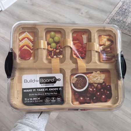 No more sliding salami! Build a Board 4 & 6 compartment are BACK 👇! Popular for a reason! Super portable - the compartments prevent sliding and the lid locks! The 4 compartment have been sold out for AGES! Likely to sell out again - it's backordered, but may arrive sooner! LMK if you score one! #ad

#LTKSeasonal #LTKHome #LTKFindsUnder50