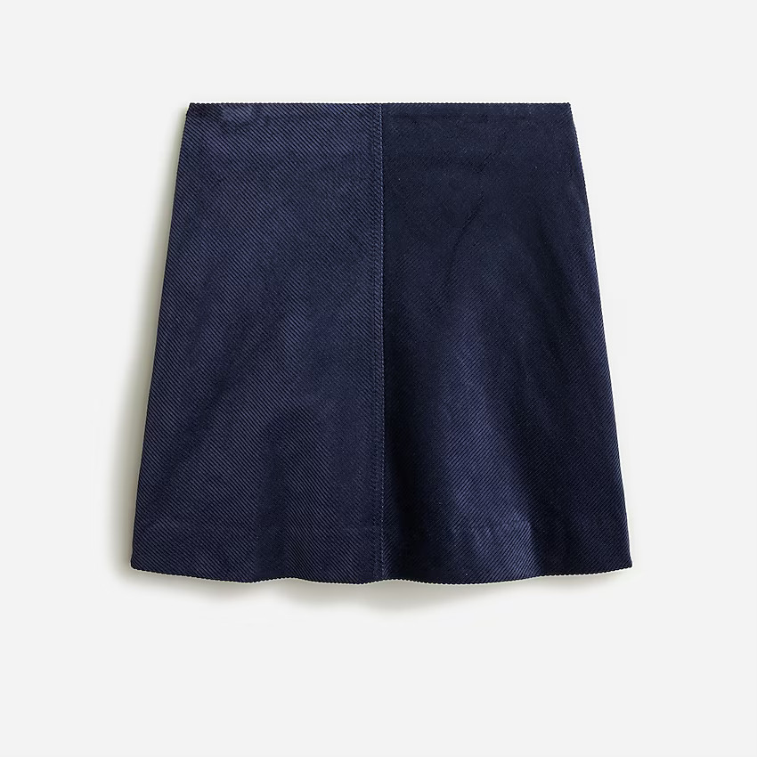 Stretch corduroy mini skirt | J. Crew US