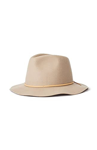 Brixton Mens Wesley Medium Brim Felt Fedora Hat | Amazon (US)