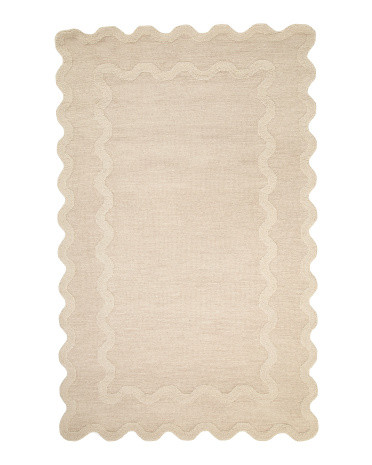 5x8 Wool Scalloped Rug | Home | Marshalls | Marshalls