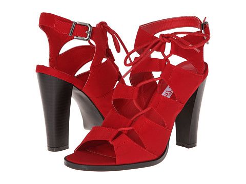 2 Lips Too Too Vested 14 (Red PU) High Heels | 6pm