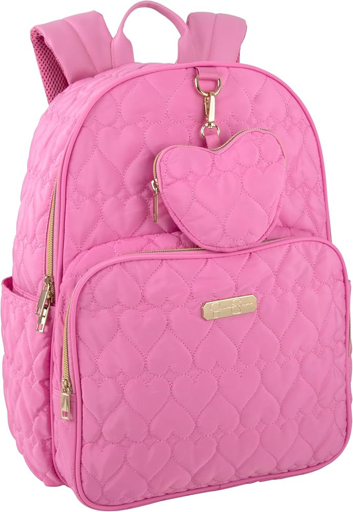 Jessica Simpson Women’s Designer Laptop Backpack with Side Pockets, Wallet | 2 Piece Backpack C... | Amazon (US)