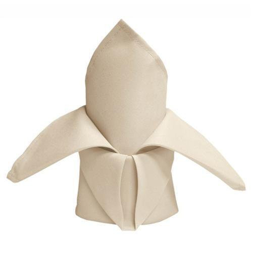 Balsa Circle 10 Piece 20-Inch Ivory Polyester Dinner Napkins | Walmart (US)