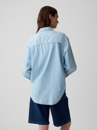 Chambray Denim Big Shirt | Gap (US)