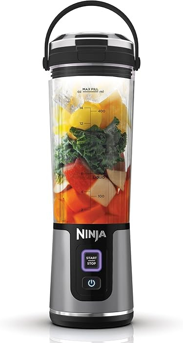 Ninja Blast Portable Blender, 530ml, Leakproof Lid & Sip Spout, Powerful Cordless Mini Blender, R... | Amazon (UK)