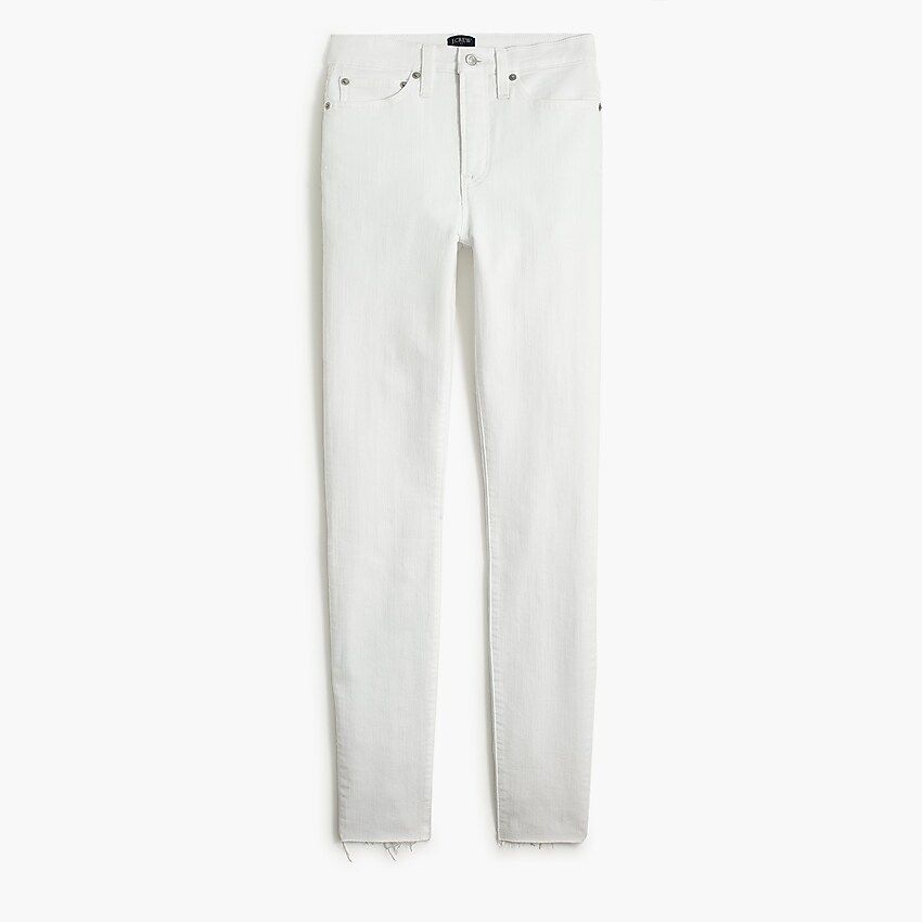10" high-rise white skinny jean in signature stretch | J.Crew Factory