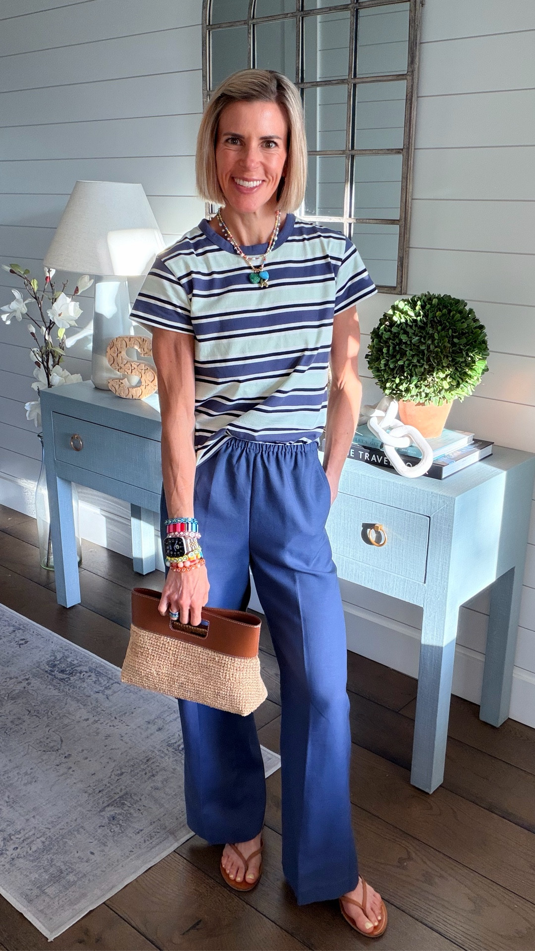 Run fast to grab this look at 40% off 🙌🏻🫶🏻 drop SALE below for all the details. 

Linen season is here and these linen pants in this bold blue are perfection!! Dress them up or keep them casual with a fun oversized T-shirt. (This T is not online yet but will let you know as soon as it is). Add a fun bag and jewls to complete the look 🌼🪻

#LTKootd #LTKgrwm #LTKSaleAlert