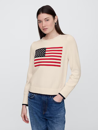 Roll Neck Americana Intarsia Sweater | Gap Factory