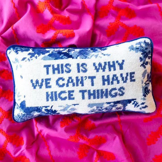Nice Things Pillow | Etsy | Etsy (US)
