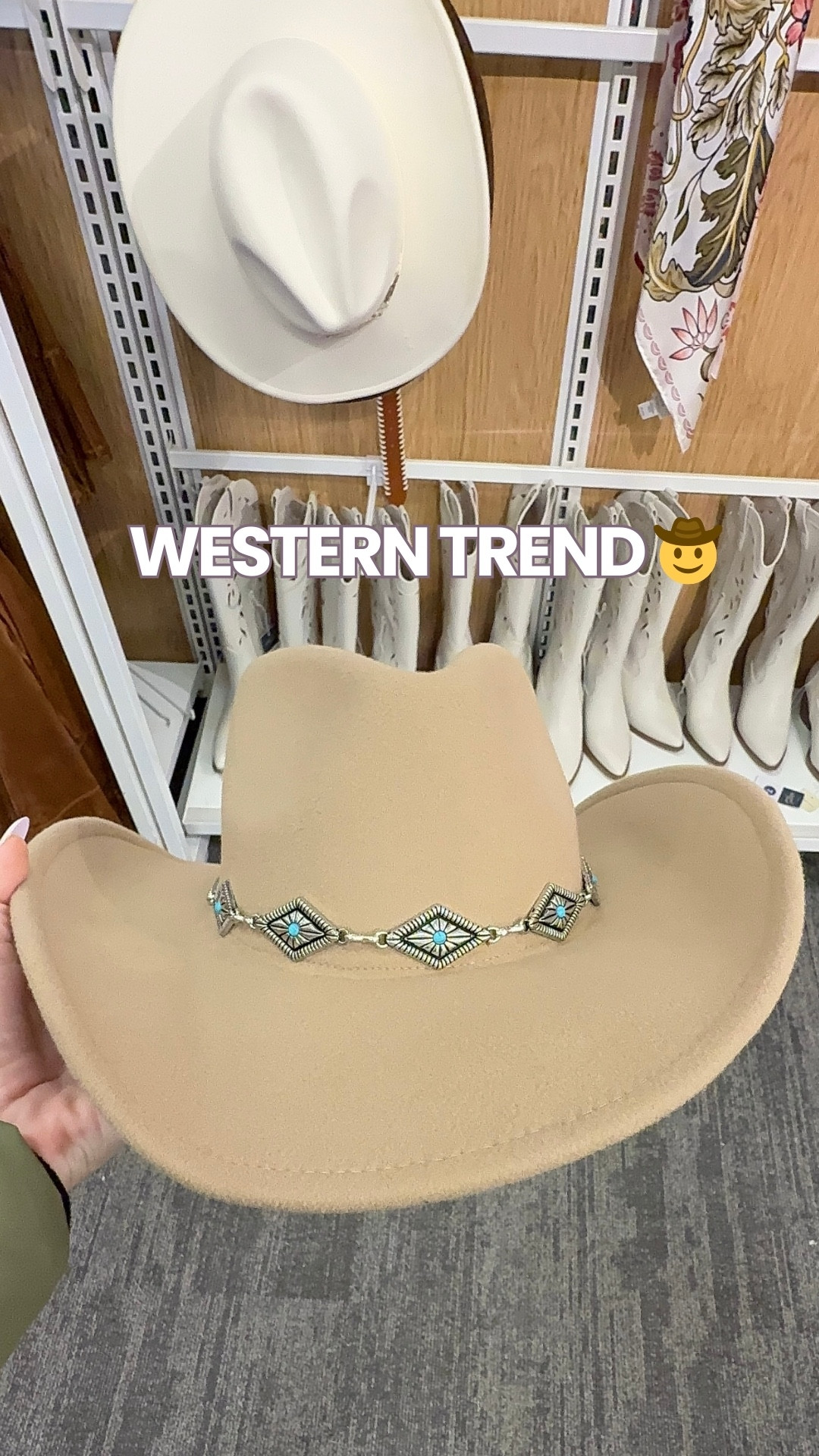 Tried on this cowboy hat and now I want a western outfit 🤠

Spring fashion is definitely leaning western this year and this one was so cute.

Linking it in the black color too case anyone else is feeling the western trend.

#LTKFestival #LTKOver40 #LTKSeasonal