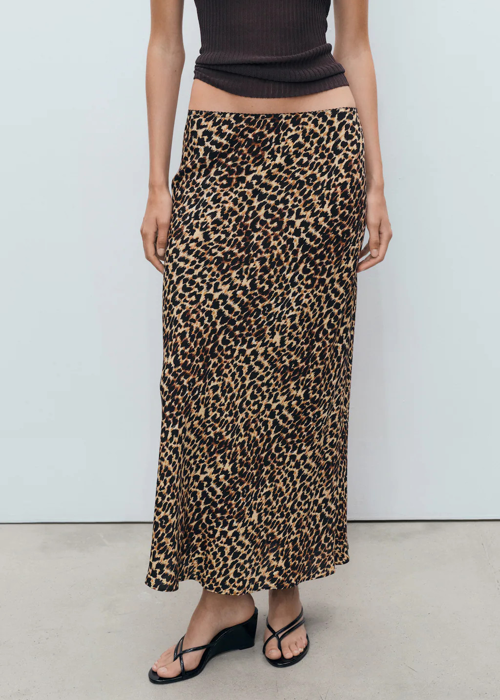 Leopard midi skirt | Mango (US/MX/AU)