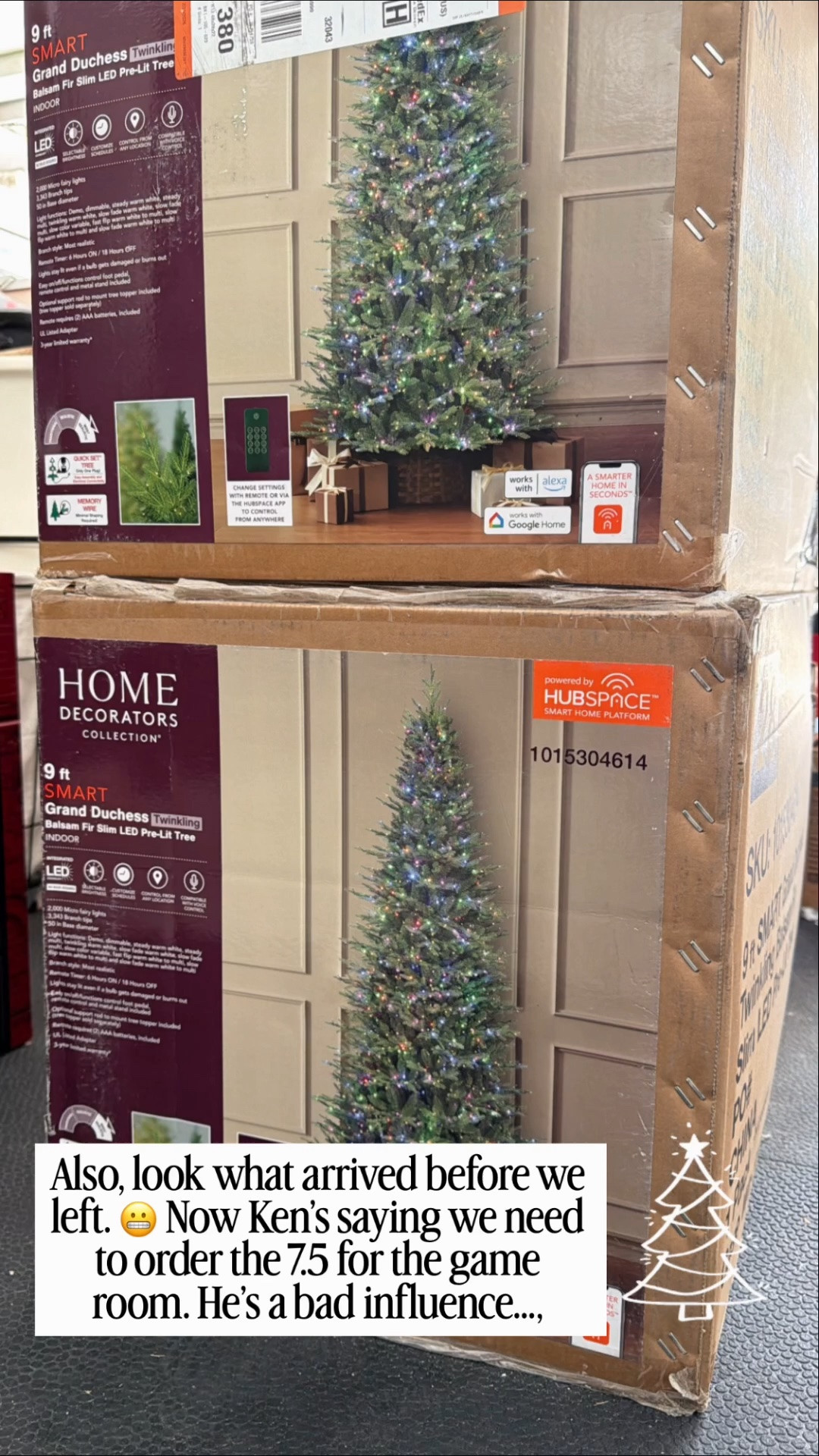 The viral Home Depot Christmas trees that we ordered for our bedroom and dining room have arrived!

#LTKSeasonal #LTKHome #LTKSaleAlert