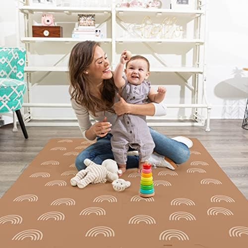 Childlike Behavior Baby Play Mat - Extra Large, Non-Toxic Foam Play Mat with Soft Interlocking Fl... | Amazon (US)
