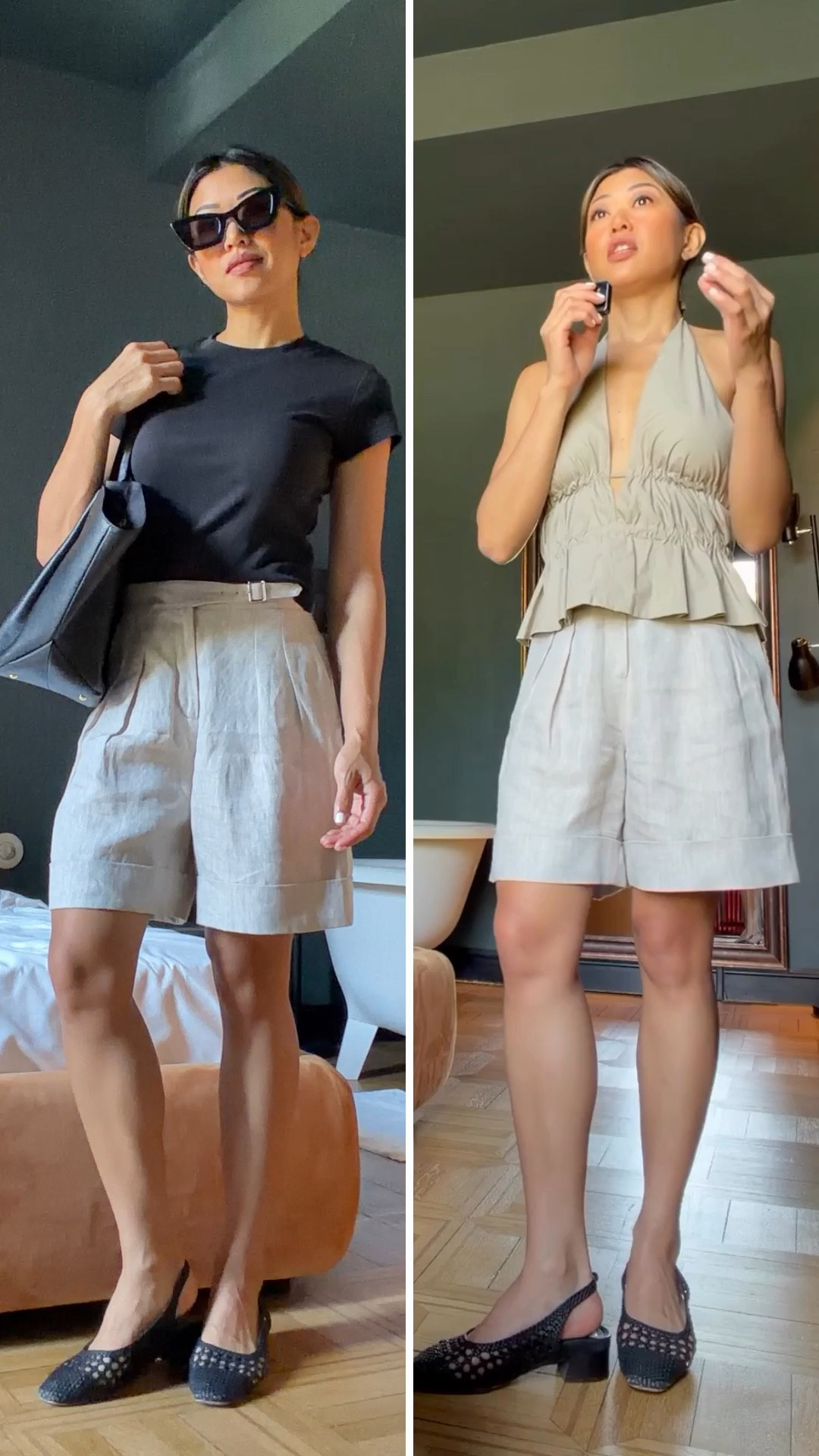 These are outfits from my cabin bag. I always pack a spare outfit in my cabin bag in case check-in luggage is delayed (which, mine is on this Milan trip). So far, the outfits are proving to be effective in the way that they have been suitable for city walks all the way through to dining experiences. Ps sunglasses are from Hyesun Eyewear (not on LTK). Code KF30 gets you $30 off

#LTKsale #LTKaustralia #LTKsummer
