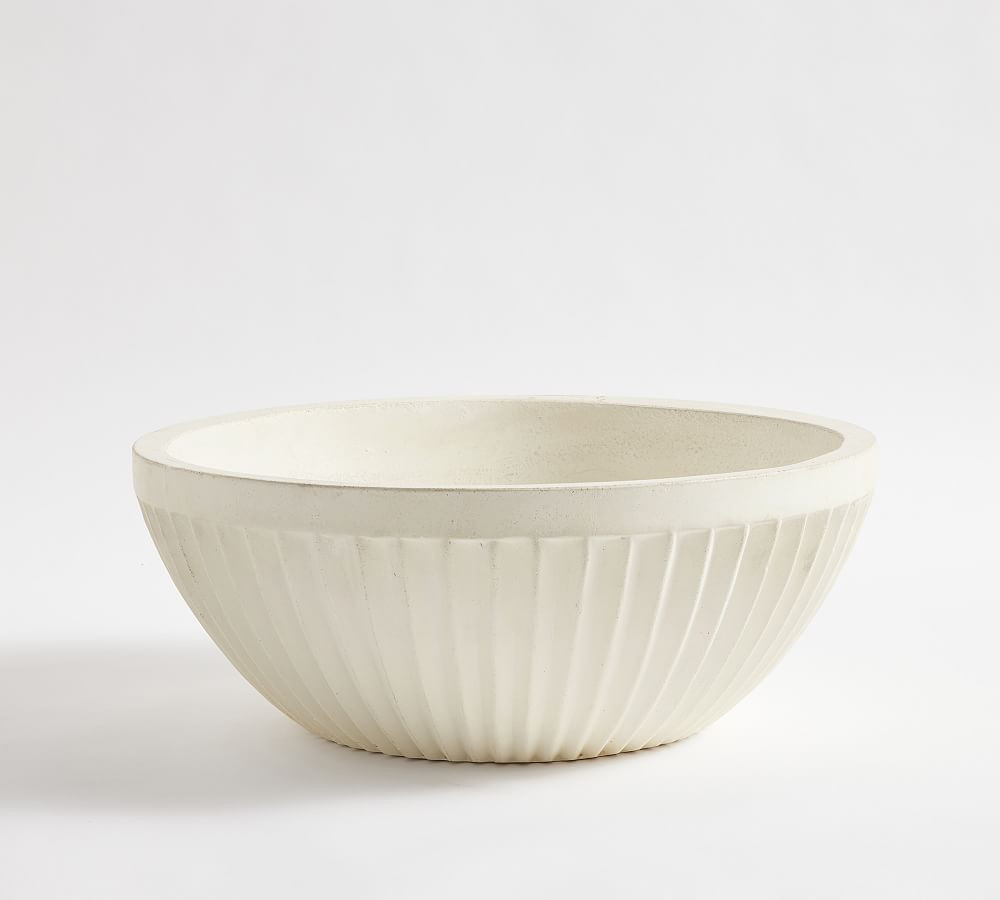 Concrete Fluted Planters | Pottery Barn (US)