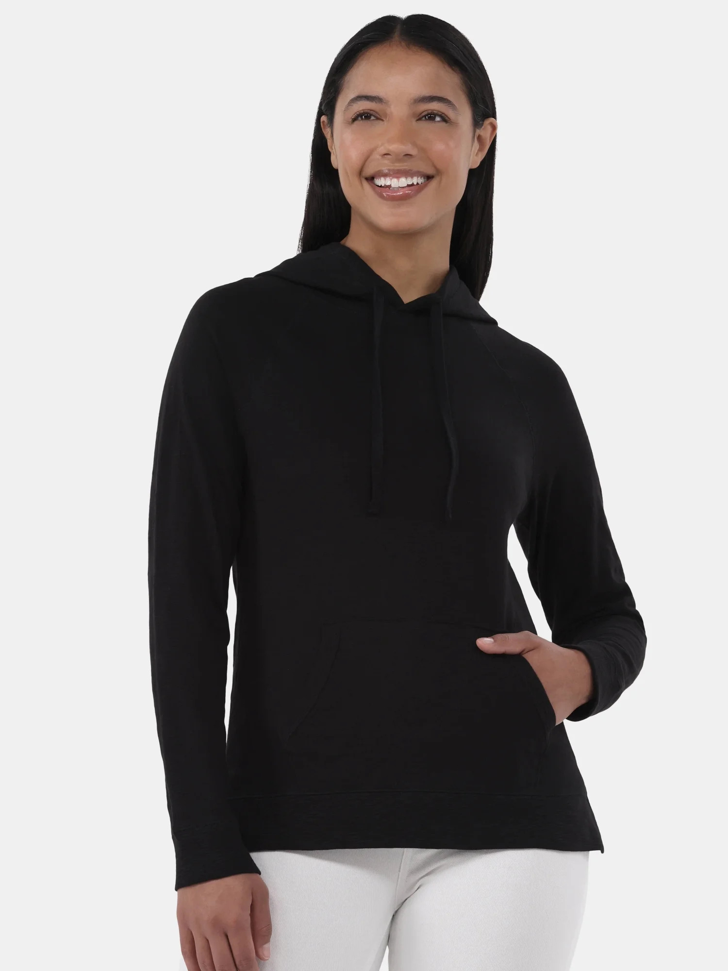 Time and Tru Women's Slub Jersey Hoodie, Sizes XS-XXXL | Walmart (US)