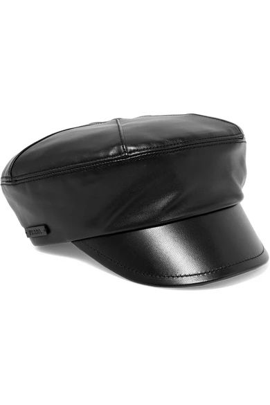 Leather cap | NET-A-PORTER (UK & EU)
