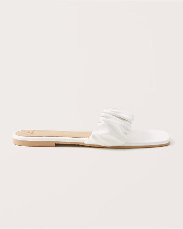 Ruched Sandals | Abercrombie & Fitch (US)