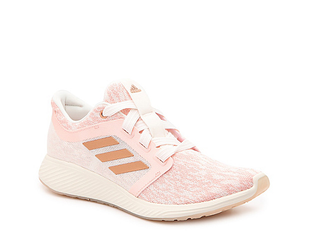 adidas Edge Lux 3 Running Shoe - Women's - Peach Pink/Bronze Metallic | DSW