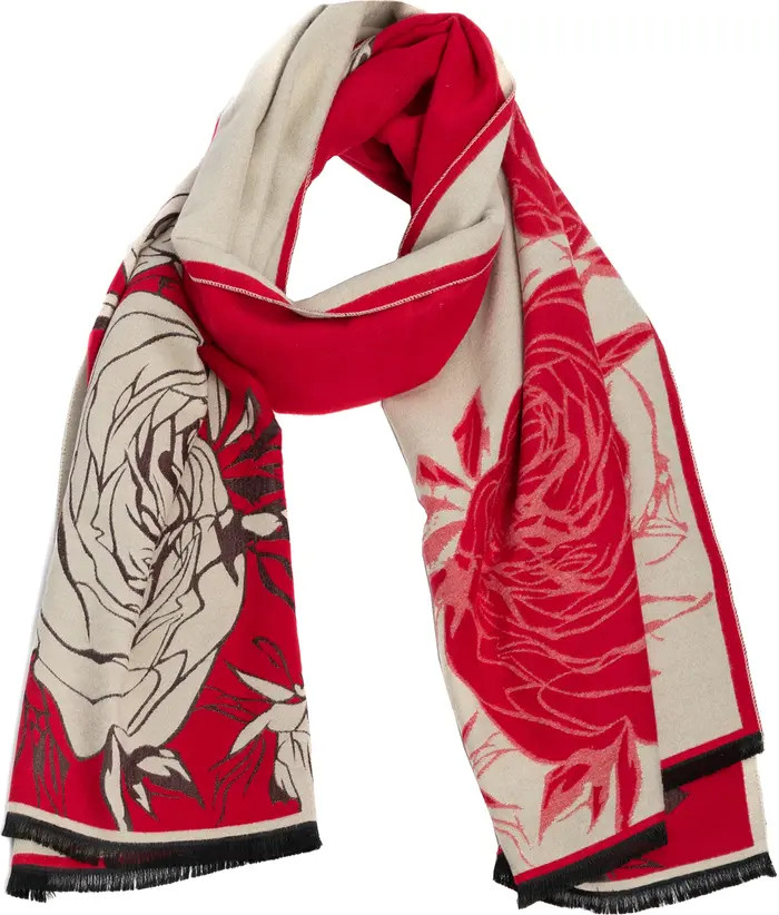SAACHI Floral Reversible Scarf | Nordstromrack | Nordstrom Rack