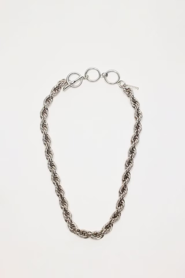 Twisted Rope Chain Necklace | Dynamite Clothing