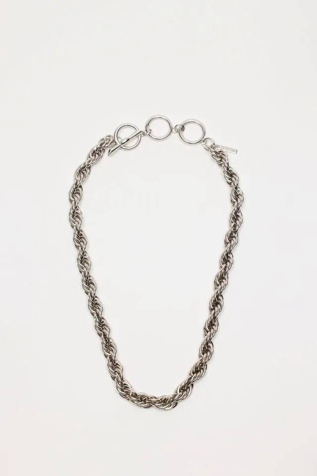 Twisted Rope Chain Necklace | Dynamite Clothing