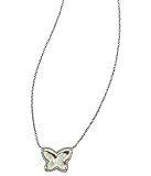 Kendra Scott Lillia Butterfly Silver-Plated Brass Pendant Necklace, Fashion Jewlery for Women, Dichoric Glass | Amazon (US)