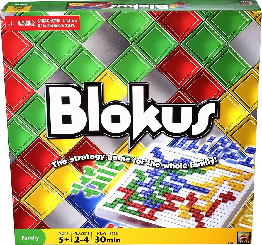 Mattel Games Blokus XL Strategy Board Game, Family Game for Kids & Adults with Colorful Oversized... | Amazon (US)