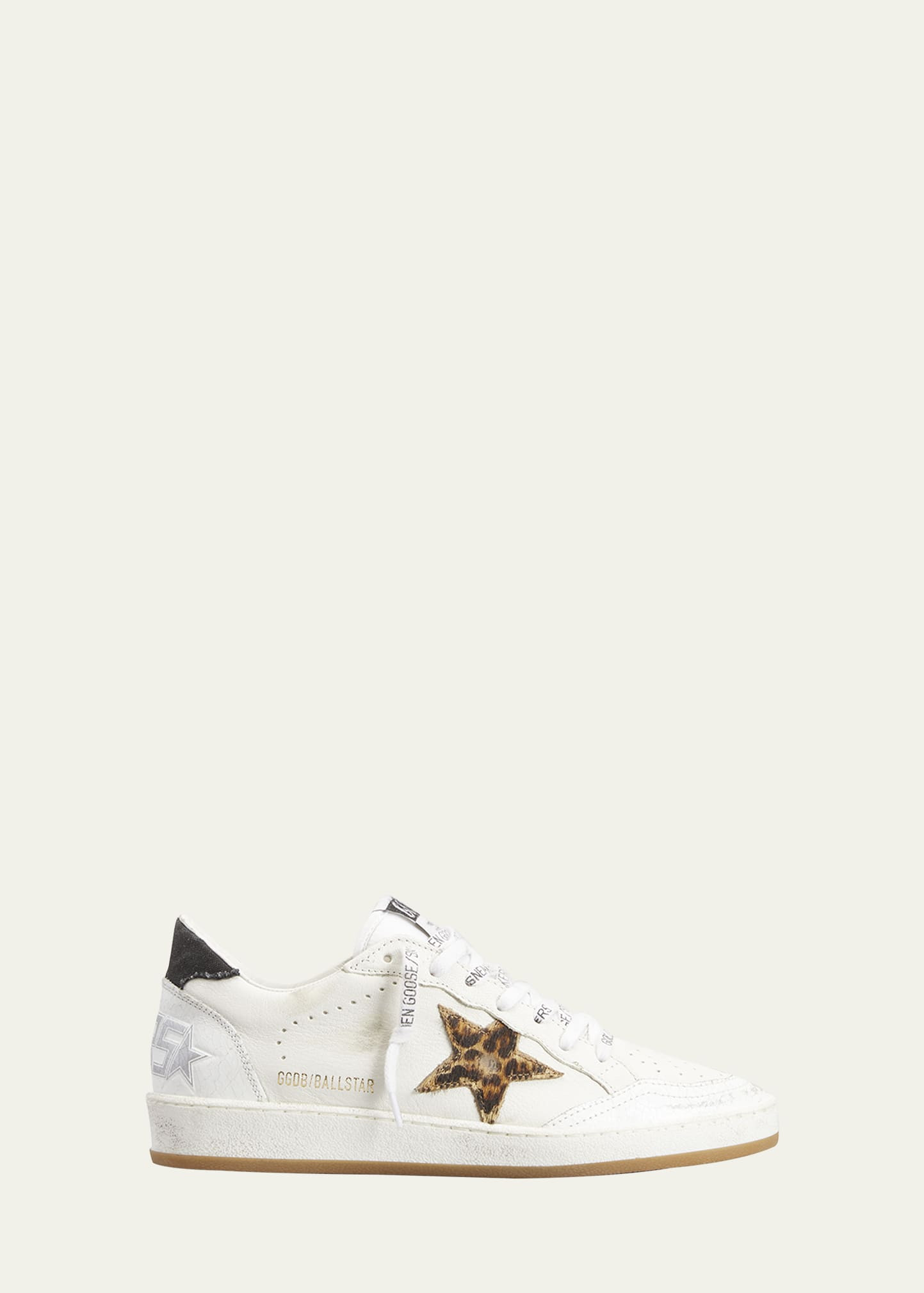 Golden Goose Ball Star Leopard Leather Sneakers | Bergdorf Goodman