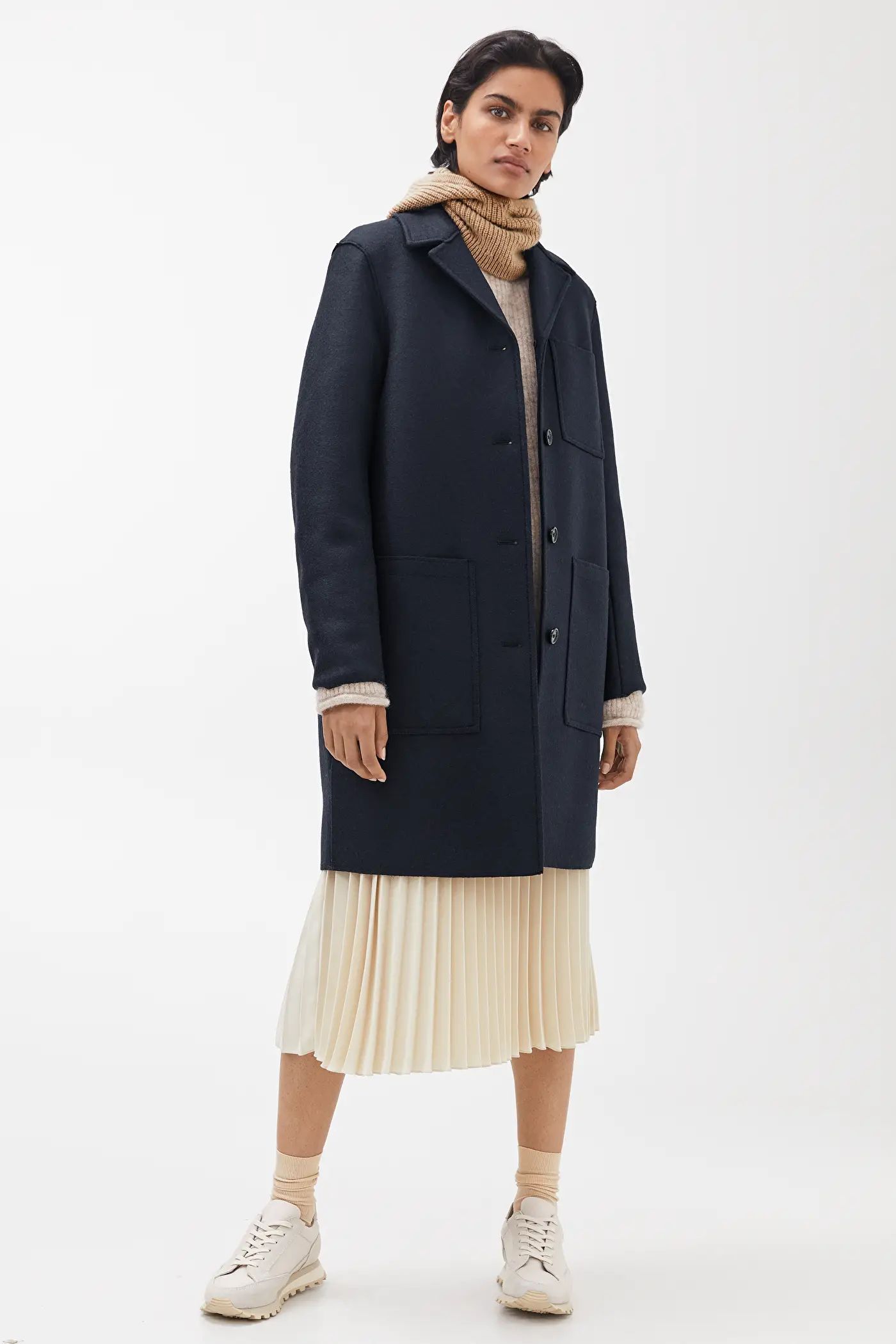 Jersey Wool Coat | ARKET