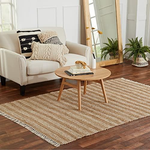 Pebble & Crane - Nottingham Rug - Woven Throw Rug - Jute and Cotton - Area Rug for Kitchen, Living R | Amazon (US)