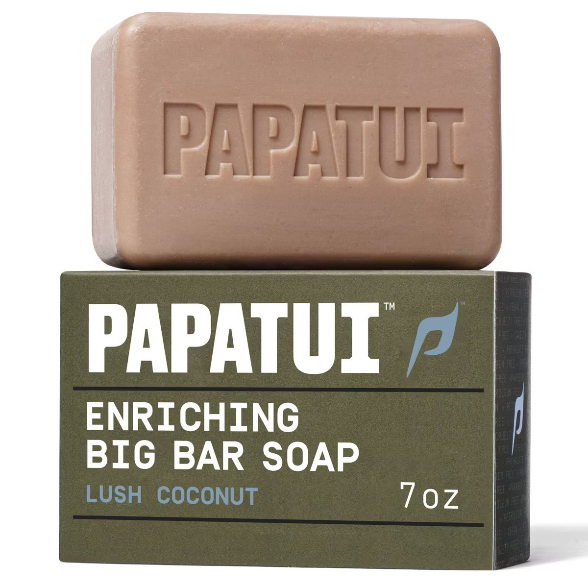 Papatui Enriching Men's Bar Soap Lush Coconut - 7oz | Target
