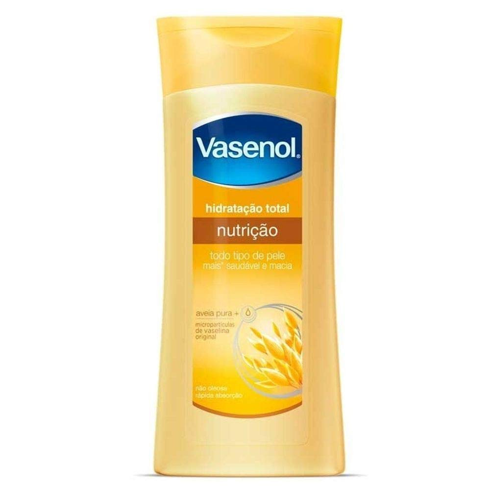 Vasenol Loção Desodorante Hidratação Total Nutrição Aveia Pura Frasco 400Ml | Amazon (BR)