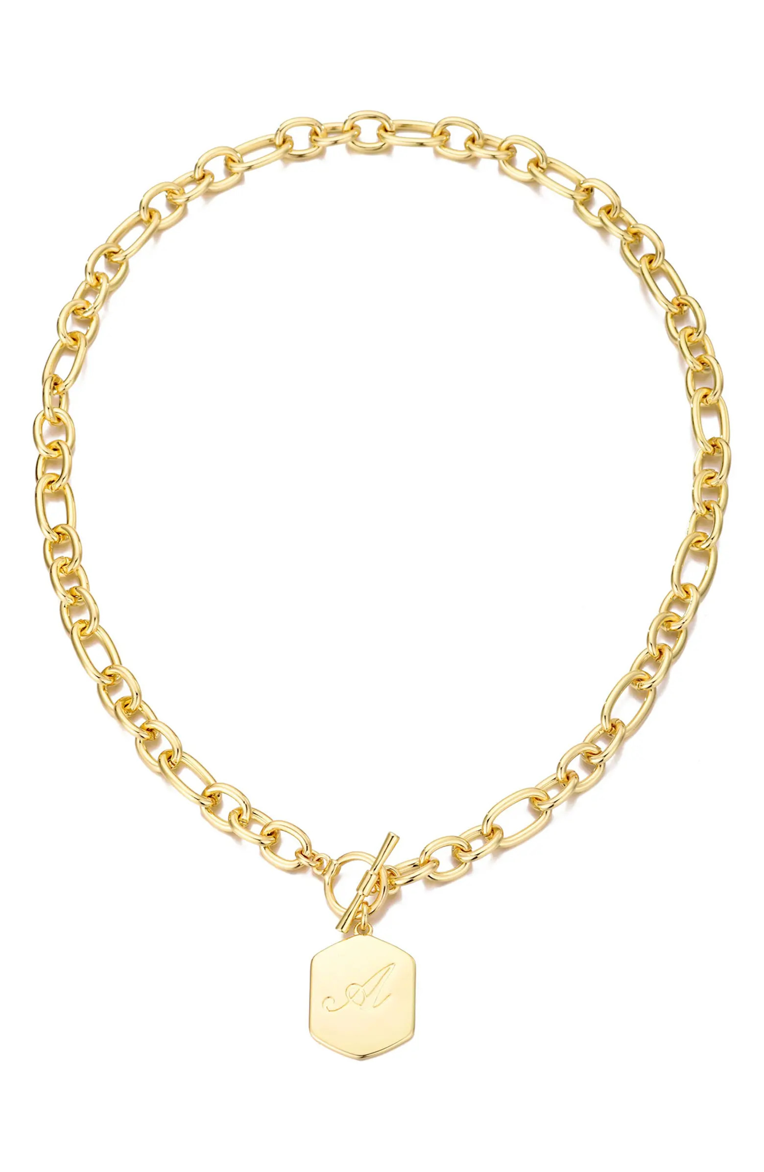 Adornia Monogram Initial Pendant Necklace | Nordstromrack | Nordstrom Rack
