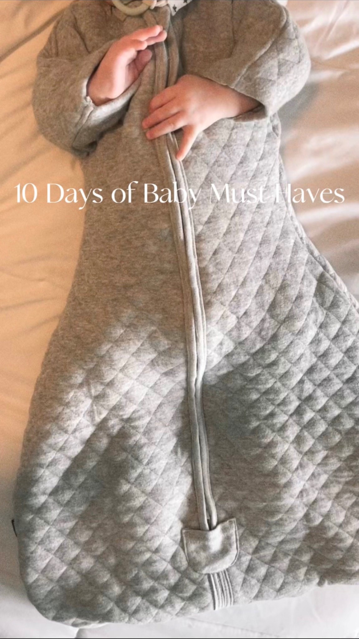 Day 10 of 10 Days of Baby Must Haves 🎄

Series finale 🤝🏻 the sleep MVP. Because nothing says “Silent Night” like a baby who actually sleeps. Soft, warm, safe, and the only easy transition wearable blanket we trust on repeat.

☑︎ Helps prevent startling
☑︎ Free hand movement
☑︎ Two-way zipper

No regrets with this one!