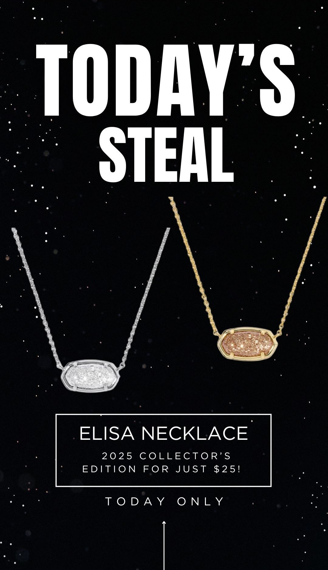 It’s Back! #kendrascottpartner

The $25 2025 collector’s edition Elisa pendant necklace comes in gold or silver and is available in limited quantities.

This deal sells out by noon on Blavk Friday almost every year, so act fast if you want one!

All other fashion jewelry is 40% off. Everything else is 25% off!

These make great gifts for her. Including preteen and teen girls.

#giftsforher

#LTKSaleAlert #LTKCyberWeek #LTKGiftGuide